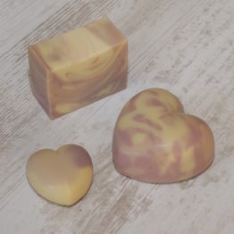 savon rose bio coeur