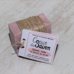 Savon rose pain ficelle