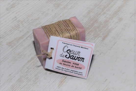 Savon rose pain ficelle