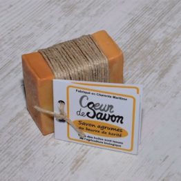 Savon agrumes bio karité pain