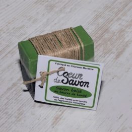 Savon boisé eucalyptus pain bio artisanal