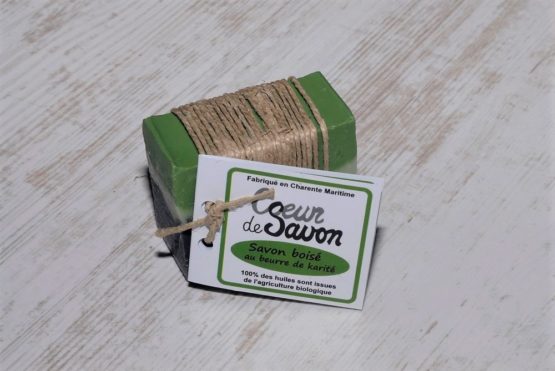 Savon boisé eucalyptus pain bio artisanal