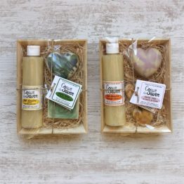 coffret cadeau saint-valentin coeur de savon